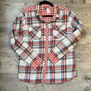 Cozy Eddie Bauer Cotton Plaid Flannel Shirt